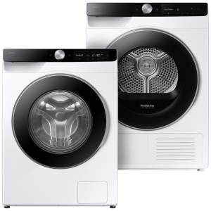 Ww90dg6u25lku3 6000-serie + Samsung Dv90dg6845lku3 Wasmachine Droger Bundel