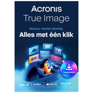 Acronis True Image Advanced 1 Pc Of Mac + 500 Gb Cloud Storage In Eu