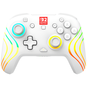 Turtle Beach Afterglow Wave Wireless - White Controller Nintendo Switch 2 Switch Lite Oled Wit