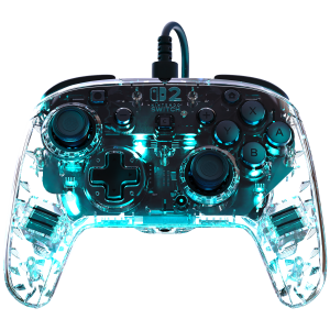 Turtle Beach Afterglow Wired - Clear Controller Nintendo Switch 2 Switch Oled Doorzichtig