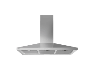 Campana decorativa - Teka DBB 94140, 3 Velocidades, 410 m³/h, 90 cm Ancho, 2 filtros de aluminio, Lámpara LED, Acero inoxidable