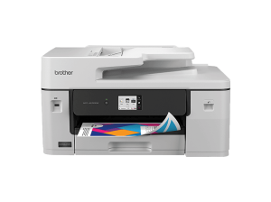 Impresora multifunción tinta - Brother MFC-J6760DW, A4 / A3, WiFi, 31 ppm, Pantalla Táctil de 6,8 cm, Doble Cara Automática, Blanco