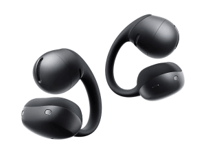 Auriculares conducción de aire - Shokz OpenDots Air, 36h Autonomía, Open-Ear con Clip, IP57, 2 Micrófonos, Negro