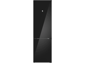 Frigorífico combi - Balay 3KFD855NI, Total No Frost, 203 cm, 363 l, Cristal Negro