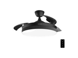 REACONDICIONADO Seminuevo Muy bueno Ventilador de techo - KOENIC KCF 4226 ES Ceiling fan, Luz LED, motor DC 35 W, Mando a distancia, 6 velocidades