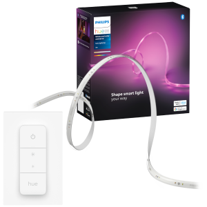 Hue 1 Philips Hue Solo Lightstrip 3m + Dimmer Switch Smart Home Bundle