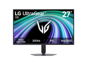 Monitor gaming - LG UltraGearâ„¢ G5 27G523B-B, 27" Full-HD, 200 Hz, 1 ms, IPS, Negro
