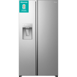 Hisense Rs5p528stie - Amerikaanse Koelkast Breedte 91.1 Cm Hoogte 178.6 Inhoud 528 L Nofrost Koel-vriescombinatie Rvs Look