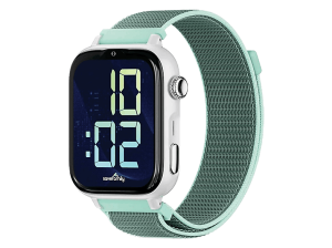 Smartwach infantil - Save Family SaveWatch Plus 2, Correa 22 cm, IP68, WiFi, GPS, 680 mAh, Pantalla AMOLED, Blanco/Verde