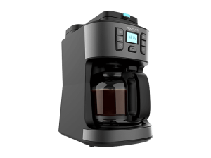 Cafetera de goteo - Cecotec Coffee 66 Grind & Drop, 12 tazas, 1086 W, Programable, Capacidad 1.8 L, Tecnología ExtremeAroma, Grey