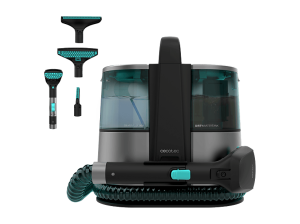 Aspirador de mano - Cecotec Conga 4000 Carpet&Spot; Clean XL Advance, Potencia 600 W, 14 kPa, Pulverizador agua, 3 boquillas succión, Grey