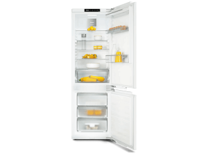 Frigorífico combi integrable - Miele KFN 7734 B, No Frost, 177 cm Alto, 253 l, Luces LED, Sin panelar