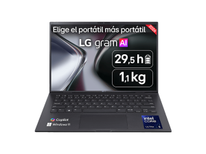 PortÃ¡til - LG gram 14ZB90S-G.AA55BN, 14" WQXGA, IntelÂ® Coreâ„¢ Ultra 5 115U, 16GB RAM, 512GB SSD, Arcâ„¢ Onboard Graphics, Windows 11 Home, Sin cargador