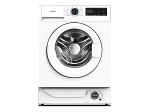 Lavadora secadora integrable - Midea MFA06D80BA10/W-ES, 8 kg de lavado, 6 secado, Sin panelar