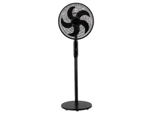 Ventilador de pie - Jata JVVP3063, 50 W, 3 Velocidades, Altura Ajustable, Caudal 3540 m³/h, Estancias hasta 25 m², Negro