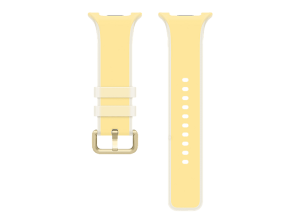Correa - Samsung, Para Galaxy Watch9, Compatible con Watch8, Fácil Ajuste, Misty Band, Talla M/L, Amarillo