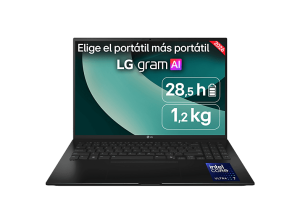 PortÃ¡til - LG 16ZD90TL-G.AX85BN Copilot+ PC, 16" WQXGA, IntelÂ® Coreâ„¢ Ultra 7 258V 47 TOPS, 32GB, 512GB SSD, Arcâ„¢ Onboard Graphics, SinSO, Sin cargador