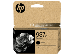 Cartucho de tinta - HP EvoMore 937e , 4S6W9NE, Negro