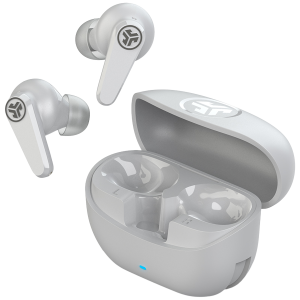 Jlab Go Pods Anc Draadloze Oordopjes Met Noise Cancelling - Bluetooth In Ear Cloud White In-ear Oordopjes Met Noise-cancelling Wit