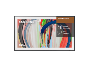 TV QLED 55" - Samsung The Frame TQ55LS03HAUXXC, 4K, NQ4 AI Gen2 Processor, Smart TV, Tecnología Sin Reflejos, Full AI, Negro