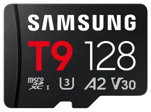 Tarjeta Micro SDXC - Samsung MB-MH128T, 128 GB, Lectura hasta 200 MB/s, UHS Clase 3, A2, V30, Negro