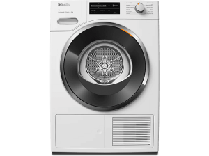 Secadora bomba de calor - Miele TWL780WP EcoSpeed & Steam, 9 kg, 20 Programas, Motor ProfiEco, Blanco