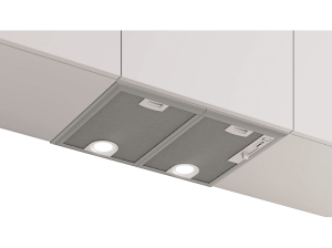 Balay Campana grupo filtrante - Bosch DHL555BM, 4 potencias, 460 m³/h, 53 cm, Plateado