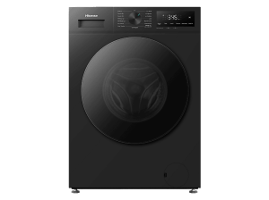 Lavadora secadora - Hisense WD1I1142BBL2, 11 kg + 7 kg, 15 programas, Función Vapor 99%, Tecnología Inverter, Negro