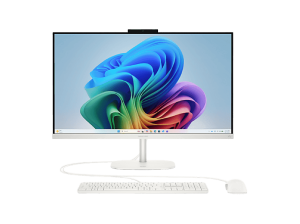 All in one - HP OmniStudio Next Gen AI 27-cw0005ns Copilot+PC, 27" Full-HD, AMD Ryzenâ„¢ 7 445, 50 TOPS, 32 GB RAM, 1 TB SSD, Windows 11 Home, Blanco