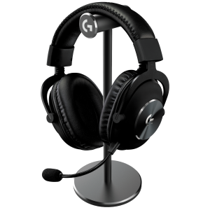 Logitech G Met Stand Pro X 991-000358 Over-ear Bedrade Hoofdtelefoon Met Noise-cancelling Zwart