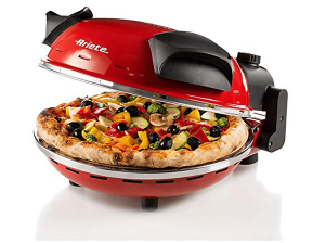 Mini horno - Ariete Da Gennaro, Para pizza, 1200W, Rojo