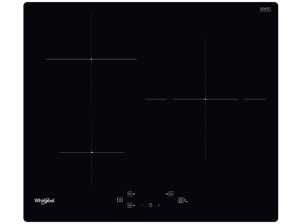 Placa inducción - Whirlpool WS Q5760 NE, 3 zonas, Zona grande 28 cm, Control Touch, 59 Negro