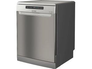 Lavavajillas - Indesit DFO 3T133 A F X, 13 servicios, 9 programas, 60 cm, Inox