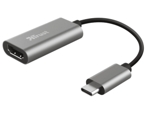 Adaptador USB-C a HDMI - Trust Dalyx HDMI, Multifunción, Para PC, MacBook