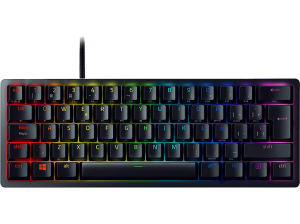 Teclado gaming - Razer Huntsman Mini Purple Switch, USB, Chroma RGB, Negro