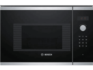Microondas integrable - Bosch BEL523MS0, 800W, 20 L, Grill, Acero inoxidable