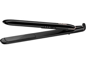 Plancha de pelo - BaByLiss Smooth Finish ST250E, Hasta 230ºC, 3 Ajustes, Apagado automático, Negro