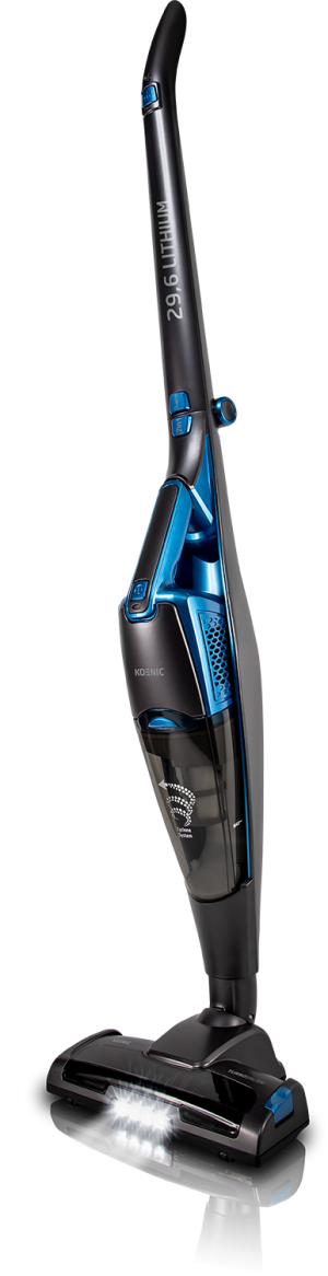 Koenic Kvr 29620 - Steelstofzuiger Incl. Kruimelzuiger Accuduur 40 Min Blauw