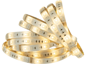 Luces LED - Muvit iO MIOLST002, RGB + Blancos CCT, Wi-Fi, Google Home, Amazon Alexa, Blanco