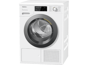 REACONDICIONADO Seminuevo Muy bueno Secadora bomba de calor - Miele TWL780WP EcoSpeed & Steam, 9 kg, 20 Programas, Motor ProfiEco, Blanco