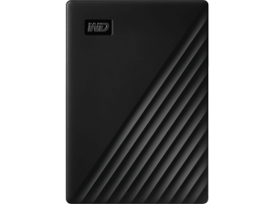Disco duro externo 4 TB - Western Digital WD My Passport, Portátil, HDD, USB 3.2, Funciona con Chromebook, Negro
