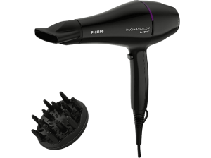 Secador - Philips BHD274/00 Pro DryCare, Ionizador, Thermoprotect, 2200W, 6 temperaturas y velocidades, Negro