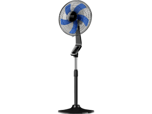 REACONDICIONADO Seminuevo Bueno Ventilador de pie - Taurus Boreal 16CR, 50W, Panel digital, 130cm, 3 Vel, Sistema oscilación e inclinación