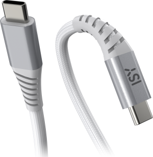 ISY Icn-5000-wt-cc Usb-c-naar-usb-c-kabel 2 M Grijs