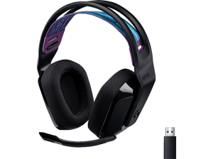 Auriculares gaming - Logitech G G535, Bluetooth, Inalámbrico, Micrófono, Lightspeed, PC-PS4-PS5, Transductores de 40 mm, Negro
