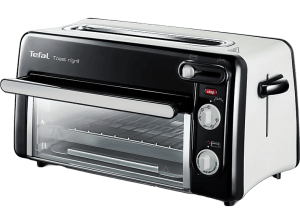 Tostadora/Horno - Tefal Toast & Grill TL600830, 1300W, Termostato regulable
