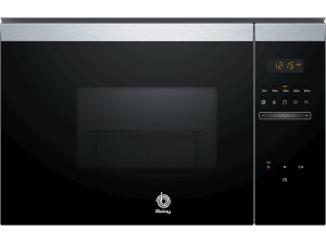 Microondas - Balay 3CG4172X2, 800 W, Integrable, 5 potencias, 20 L, Acero inoxidable