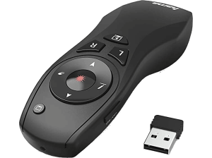 Presentador láser - Hama 00139916, Con receptor USB 2.0, Negro