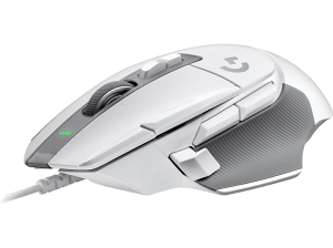 Ratón gaming - Logitech G G502 X, Con cable, 25.600 ppp, 13 botones programables, Interruptores Lightforce, DPI ajustable, Rueda de dos modos, Blanco