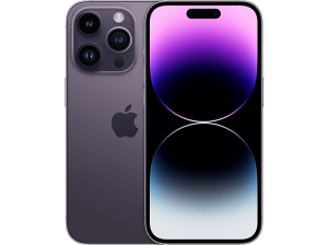 REACONDICIONADO Excelente Apple iPhone 14 Pro, Púrpura, 256 GB, 5G, 6.1", Pantalla Super Retina XDR, Chip A16 Bionic, iOS